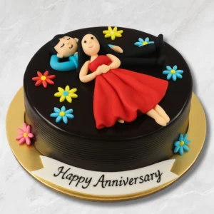 Couple Anniversary Cake