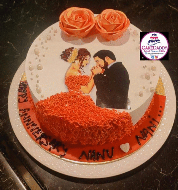 Couple anniveraary cake
