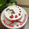 2 Pounds anniversary couple Cake