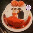 Couple anniveraary cake
